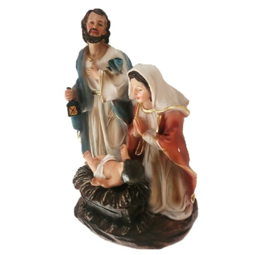21cm Holy Family Statue