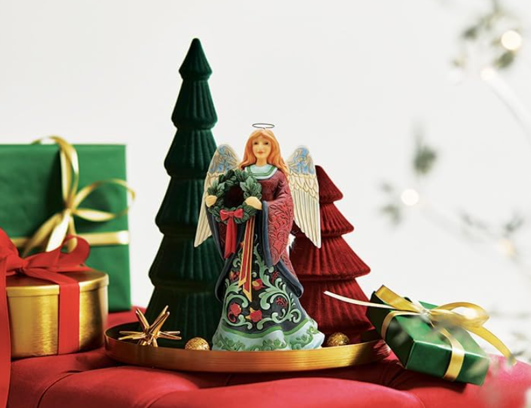 Jim Shore - Angel Of Splendour with Wreath -23cm - Image 5