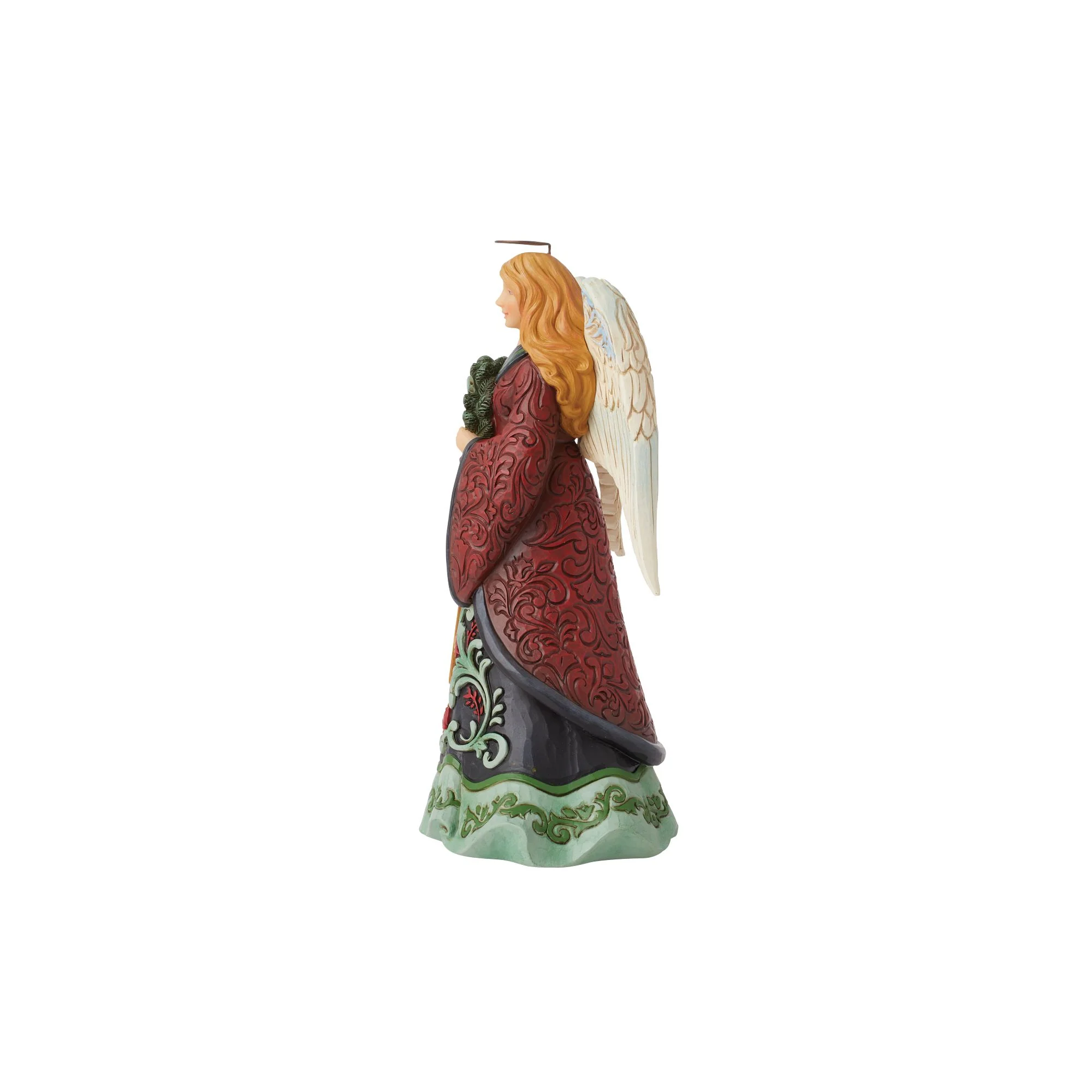 Jim Shore - Angel Of Splendour with Wreath -23cm - Image 3