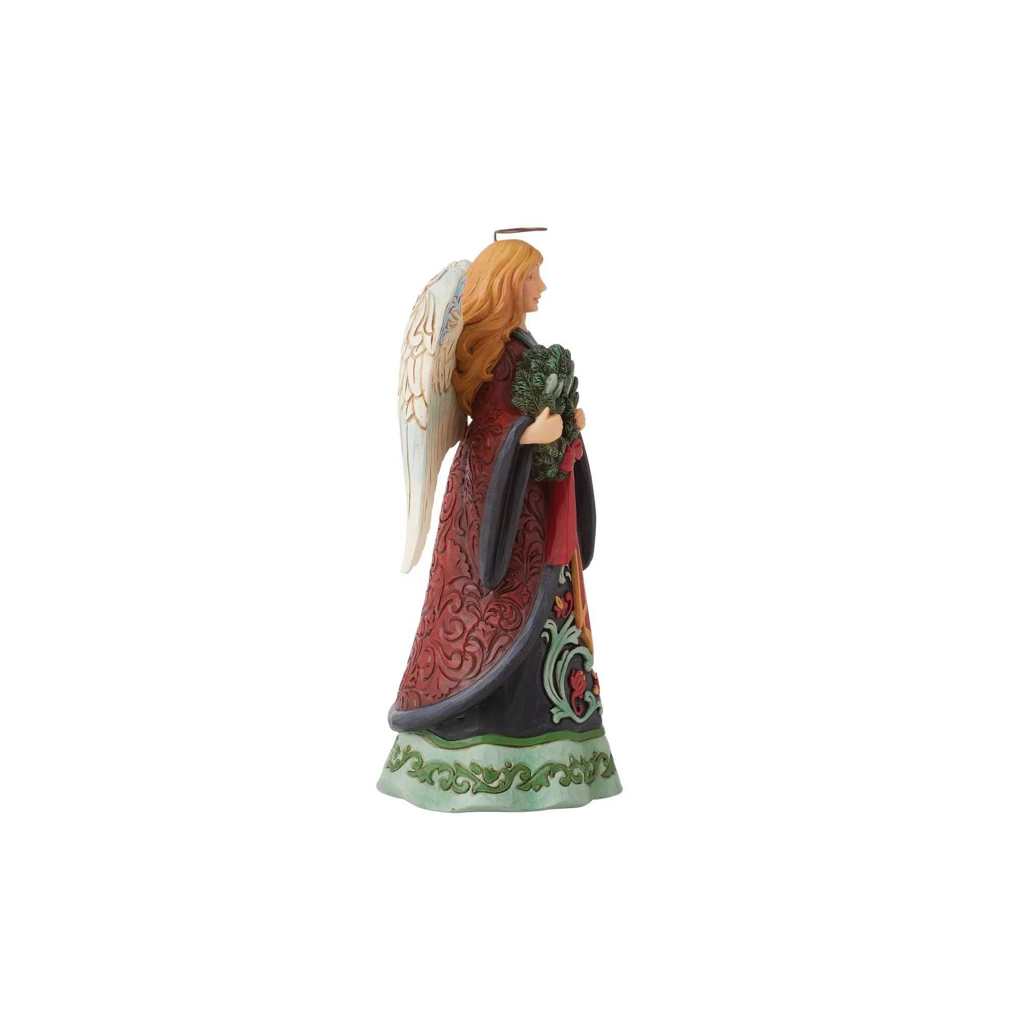 Jim Shore - Angel Of Splendour with Wreath -23cm - Image 2