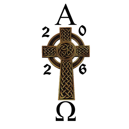 Celtic Paschal Easter Candle - 100 x 800mm
