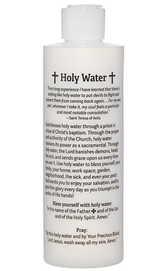 St. Joseph Terror of Demons Holy Water Bottle - Image 2