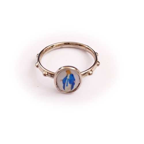 Our Lady of Grace Rosary Ring
