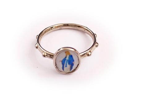 Our Lady of Grace Rosary Ring