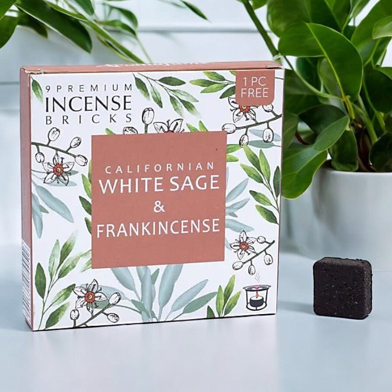 White Sage & Frankincense Aroma Fume Briquettes - Image 5