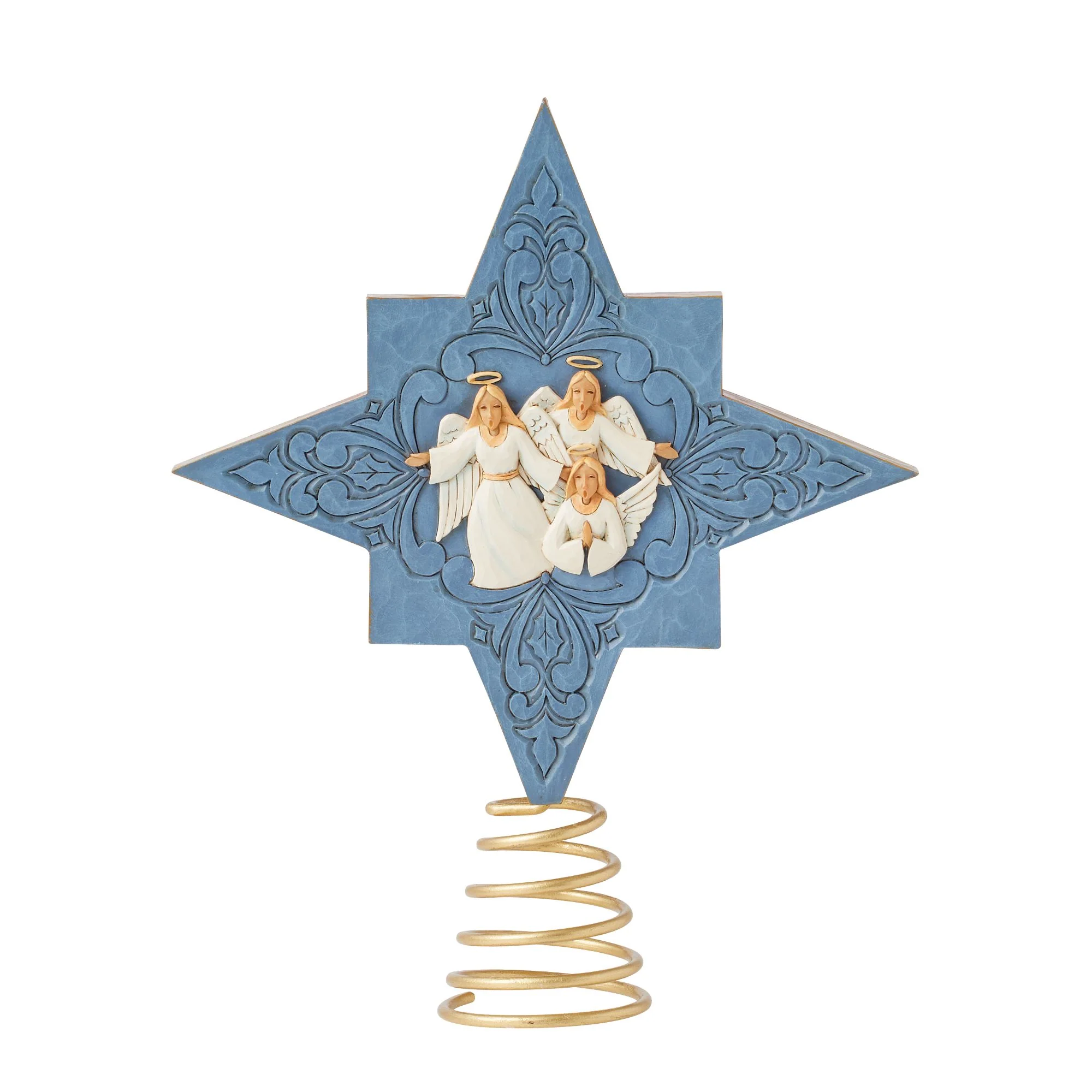 Jim Shore - Nativity Christmas Tree Topper (double sided) - Image 2
