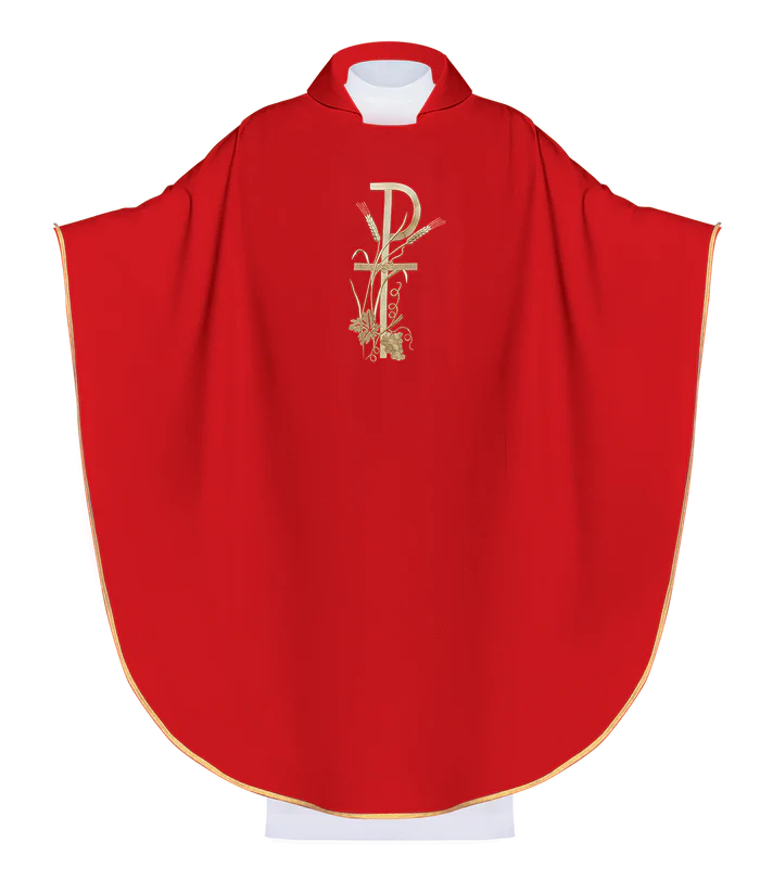 Haftina House - PAX Chasuble with Vines, Grapes and Wheat - Polish Import - Image 7