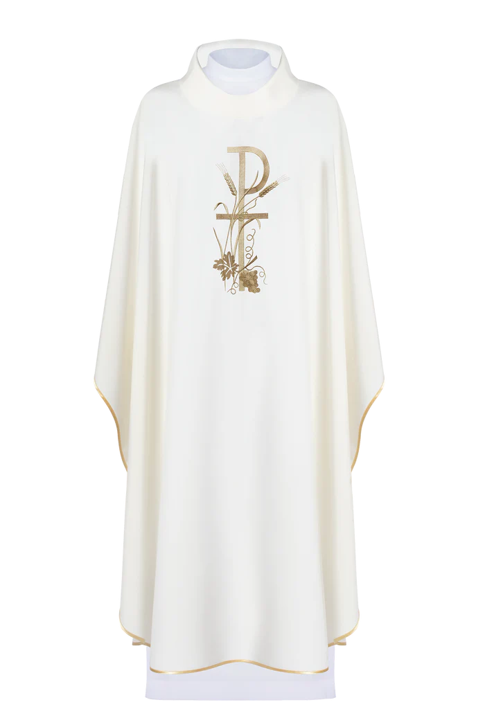 Haftina House - PAX Chasuble with Vines, Grapes and Wheat - Polish Import - Image 3