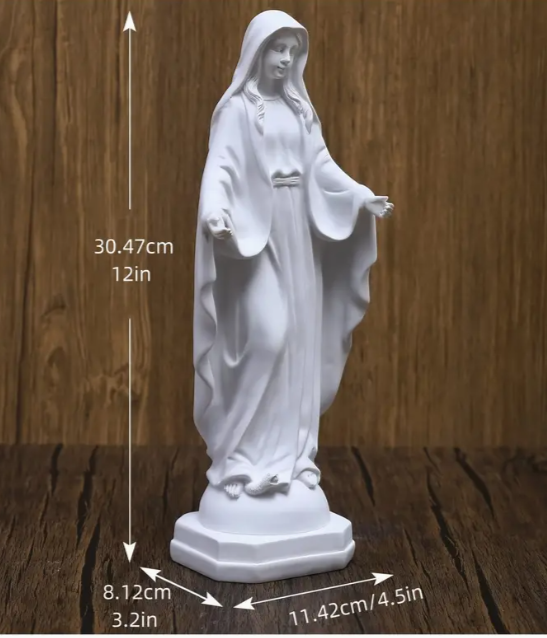 30.5cm Statue of Our Lady of Grace - Indoors or Outdoors - Image 2