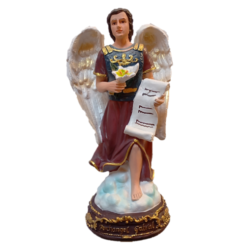 20cm St Gabriel the Archangel Resin Statue