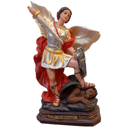 20cm St Michael the Archangel Resin Statue