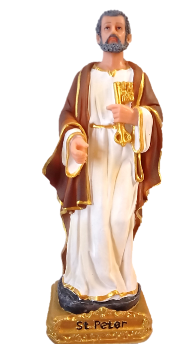 20cm St Peter Statue