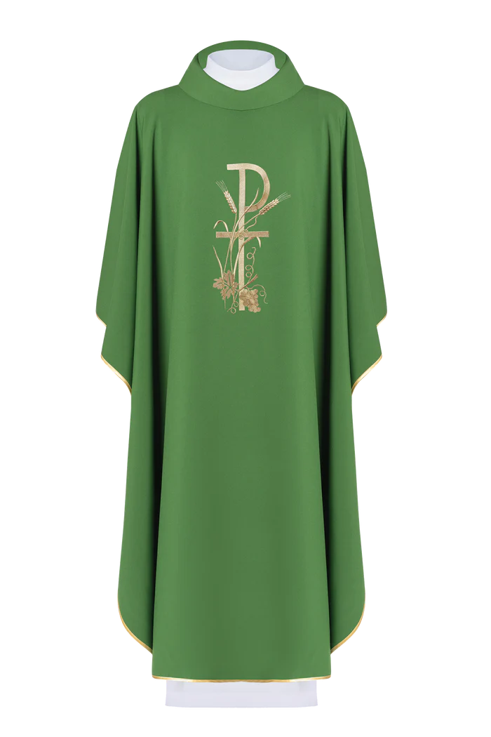 Haftina House - PAX Chasuble with Vines, Grapes and Wheat - Polish Import - Image 4