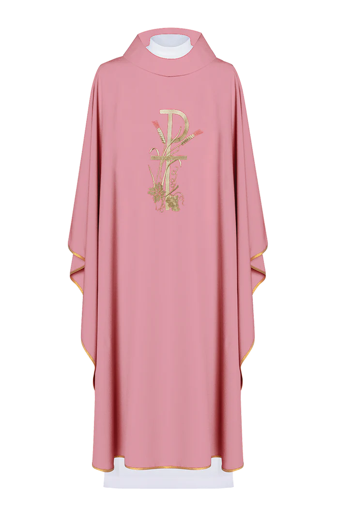Haftina House - PAX Chasuble with Vines, Grapes and Wheat - Polish Import - Image 2