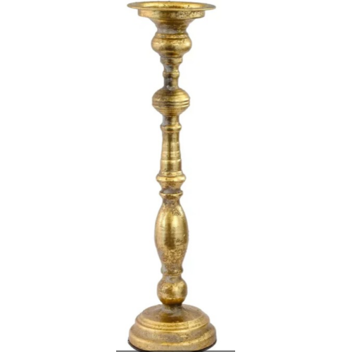44.5cm Golden Resin Candle Stand