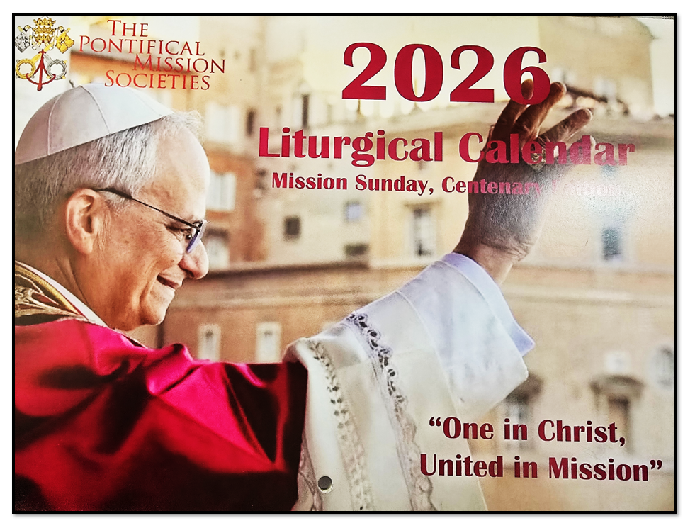 2026 - Liturgical Wall Calendar - The Pontifical Mission Societies
