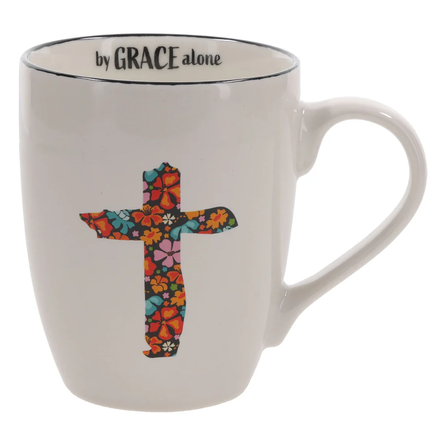 By Grace Alone Ceramic Mug - Image 2