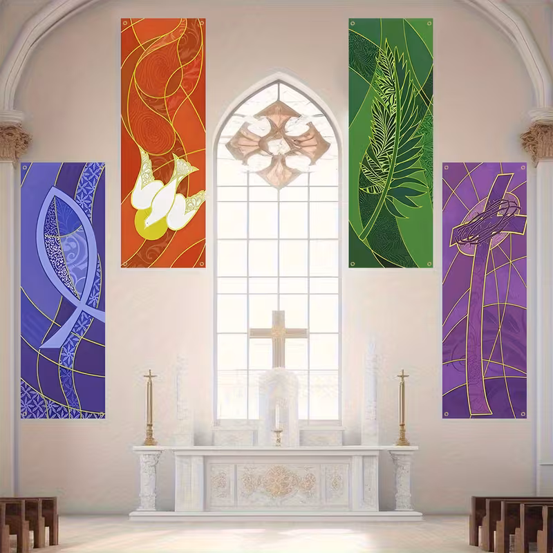 Seasonal Banners for Church - 180 x 60cm