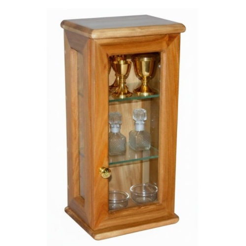 Sacristy Cabinet in Kiaat - Lockable - Price on Request
