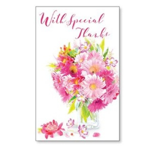 With Special Thanks Greeting Card