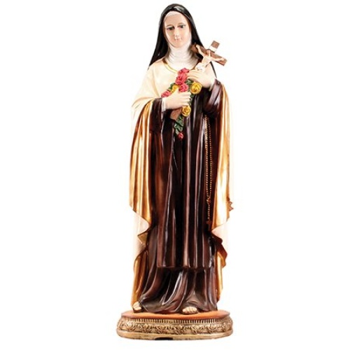 61cm St Theresa Statue - Resin/Fiberglass