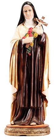 61cm St Theresa Statue - Resin/Fiberglass