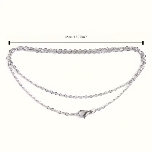 45cm Stainless Steel chain with Lobster clasp