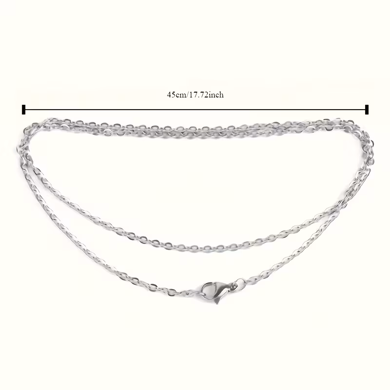 45cm Stainless Steel chain with Lobster clasp