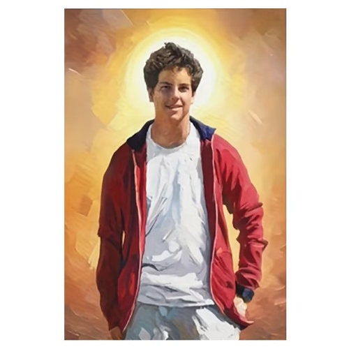 Unframed St Carlo Acutis Canvas Print - 30 x 45cm