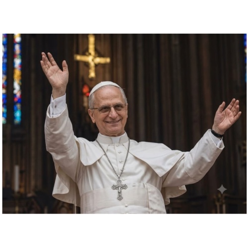 Unframed Pope Leo XIV Canvas Print - 30 x 40cm