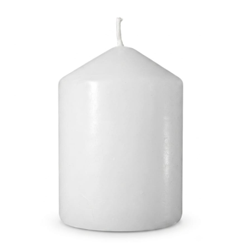 White pillar Candle - 70mm x 90mm
