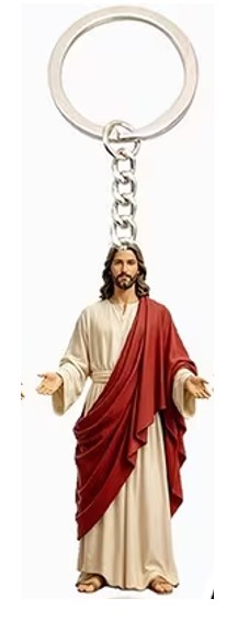 Sacred Heart of Jesus Acrylic Key Ring