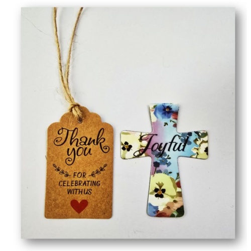 Assorted Cross magnet - Card and Cross Magnet - Bonbonnière