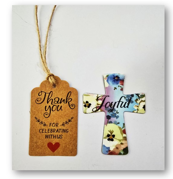 Assorted Cross magnet - Card and Cross Magnet - Bonbonnière