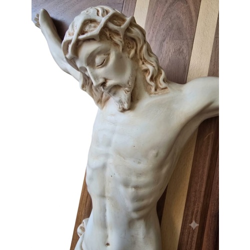 198cm Kiaat with Beechwood Inlay -  Crucifix