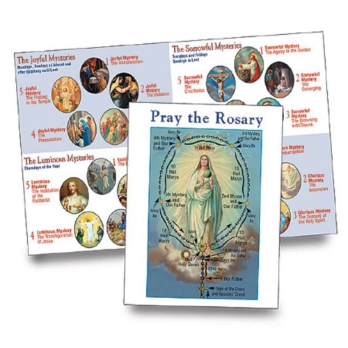 Pray the Rosary Mini Pamphlet