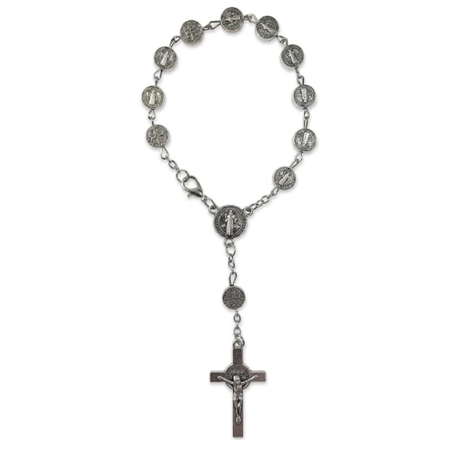 St Benedict Car Rosary - Full Medal / Crucifix of St Benedict