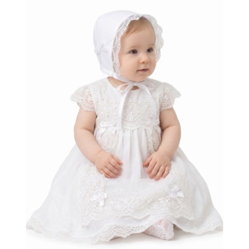Bonnet - Baptism in White